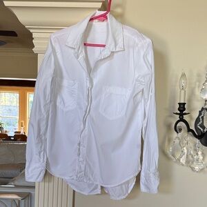 Bella Dahl White Button-Down Shirt